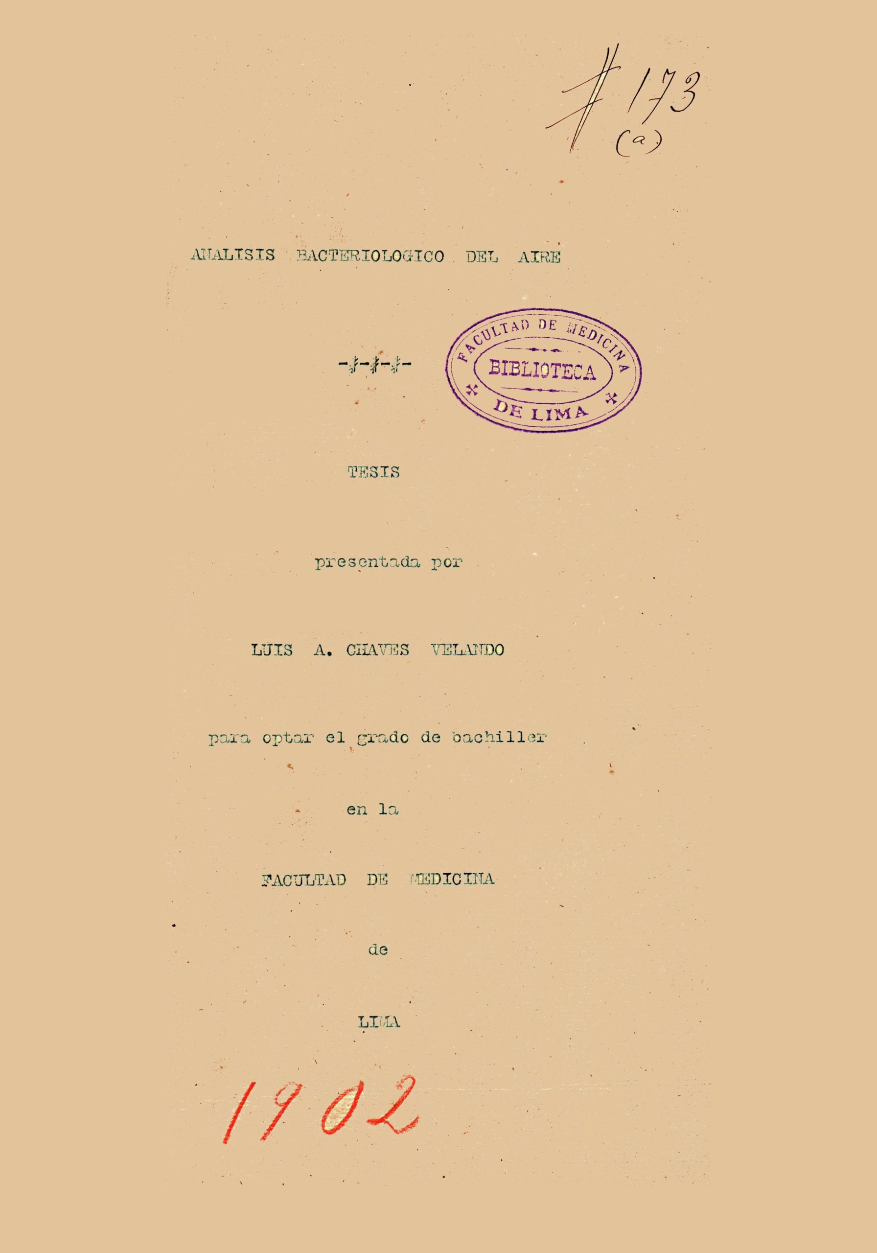 Analisis bacteriologico del aire_Luis Chaves Velando_1902