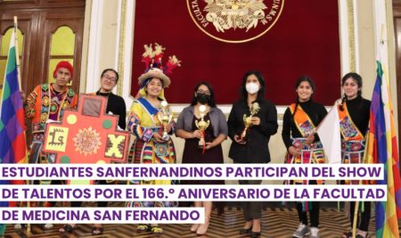 Estudiantes sanfernandinos participan en Show de Talentos por el 166.º Aniversario de la Facultad de Medicina San Fernando
