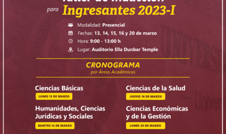 Taller de Inducción para Ingresantes 2023-I