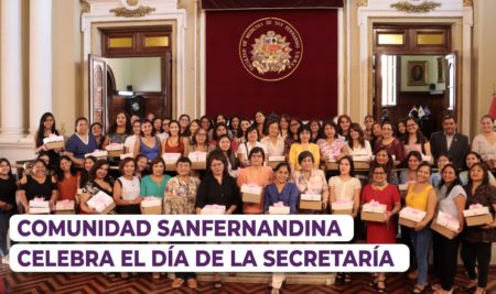 Comunidad sanfernandina celebra el Día de la Secretaria