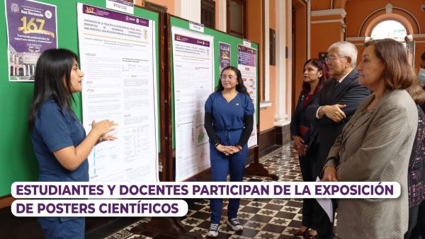 Estudiantes y docentes participan de la Exposición de Posters ...