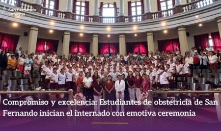 Compromiso y excelencia: Estudiantes de obstetricia de San Fernando inician el internado con emotiva ceremonia