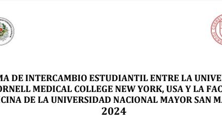 Convocatoria al Programa de Intercambio Estudiantil en la Universidad de Weill Cornell Medical College New York, USA 2024