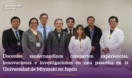 Docentes sanfernandinos comparten experiencias, innovaciones e investigaciones en una pasantía en la Universidad de Miyazaki en Japón