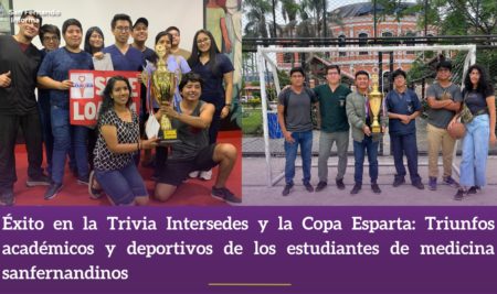 Éxito en la Trivia Intersedes y la Copa Esparta: Triunfos académicos y deportivos de los estudiantes de medicina sanfernandinos