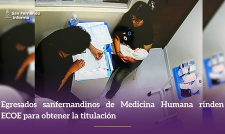 Egresados sanfernandinos de Medicina Humana rinden ECOE para obtener la titulación