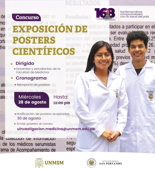 Concurso “Exposición de Posters Científicos” | Facultad de Medicina