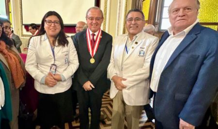 Agradecimiento al Hospital Nacional Dos de Mayo por su participación en la ceremonia de asunción del decano de San Fernando
