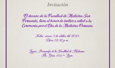 Ceremonia por el Día de la Medicina Peruana