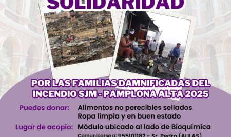 Solidaridad sanfernandina: juntos por las familias afectadas por el incendio en Pamplona Alta