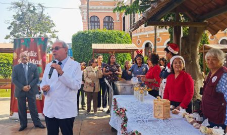 Decano de Medicina compartió mensaje navideño en la Chocolatada Sanfernandina